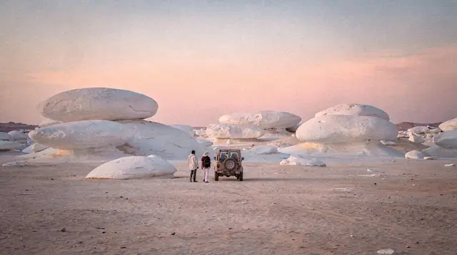 White Desert camping trips from Cairo