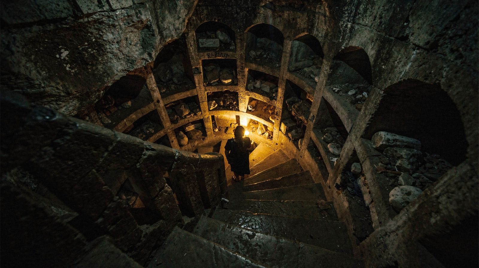 Catacombes de Kom el Shoqafa et colonne de Pompée à Alexandrie