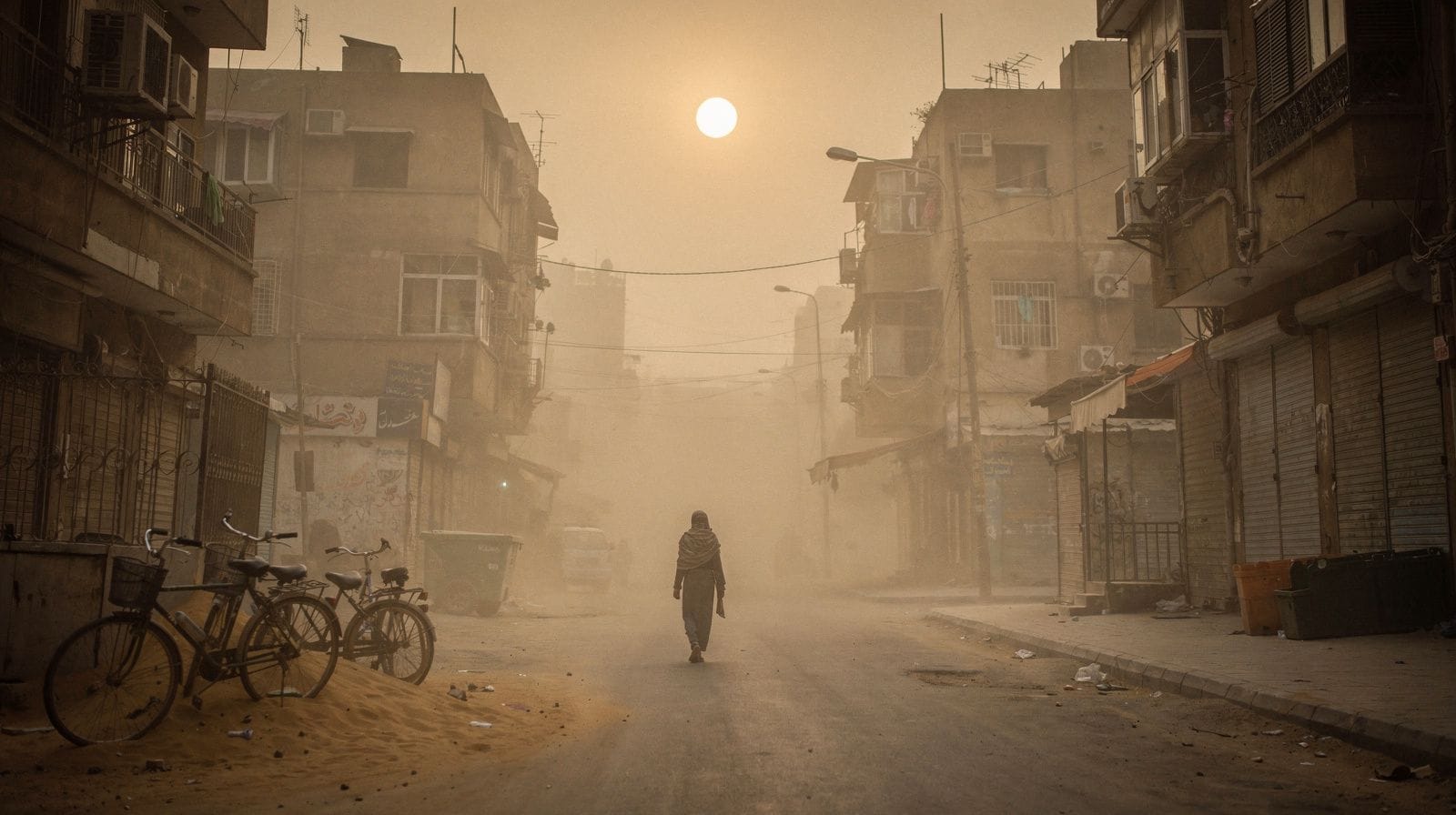 Cairo in spring and the khamsin