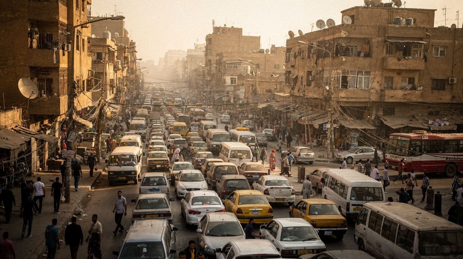 Cairo traffic and realistic travel times
