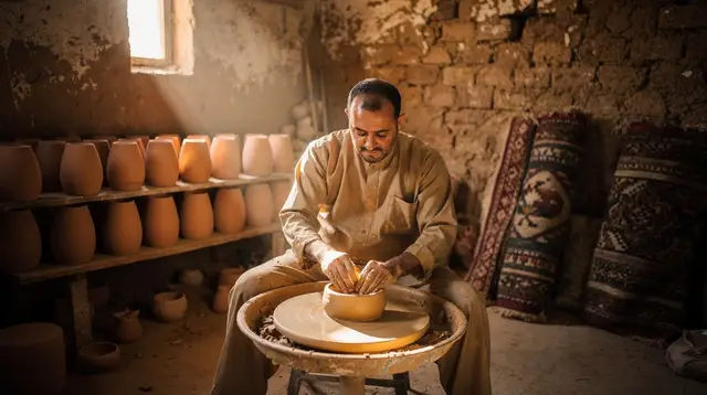 Tunis village pottery in the Fayoum
