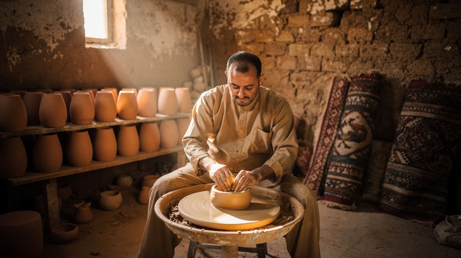 Le village de potiers de Tunis, dans le Fayoum