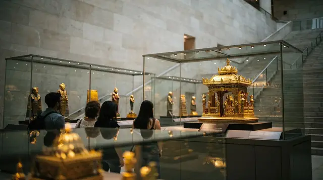 The Tutankhamun collection at the Grand Egyptian Museum