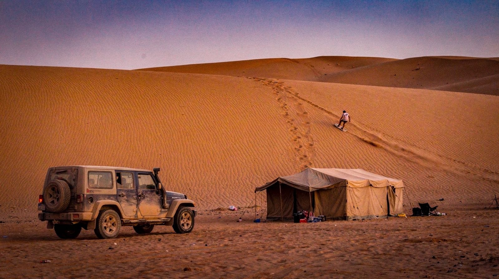 Camping dans le désert Blanc depuis Le Caire