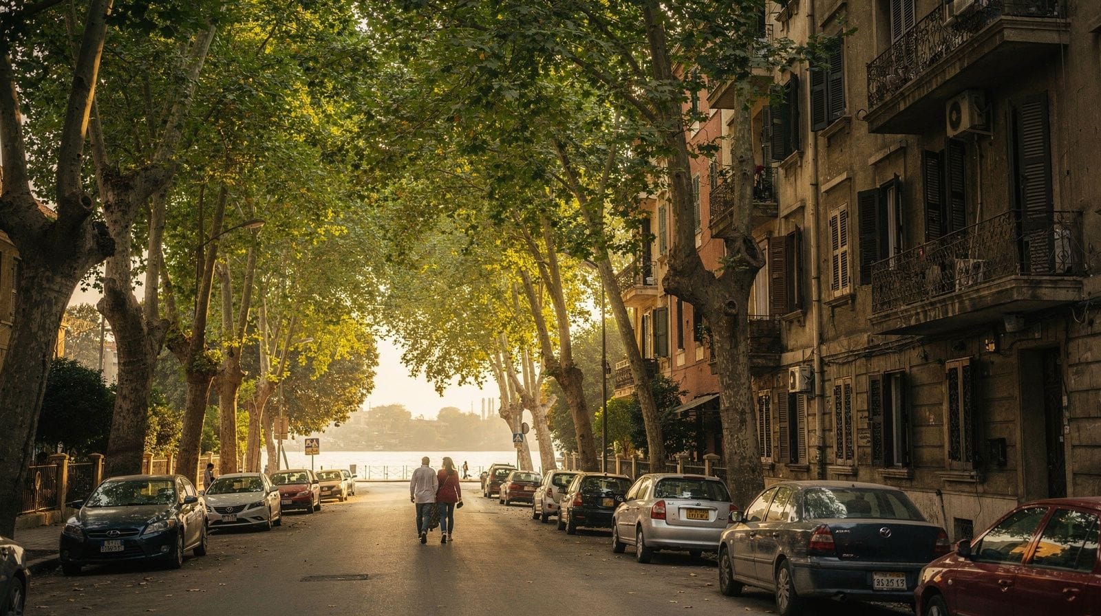 Zamalek et la corniche du Nil à pied